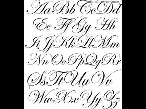 Cursive Alphabet Styles – AlphabetWorksheetsFree.com