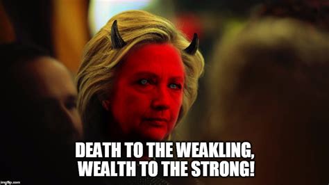 Evil Hillary - Imgflip