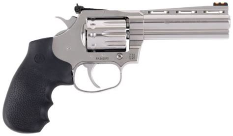 Colt King Cobra Target 22 LR Revolver, Stainless Steel, 4.25 ...