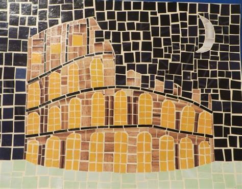 Colloseum Mosaic | Diana Morris' ePortfolio | Roman mosaic art, Roman ...