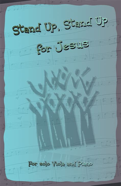 Stand Up, Stand Up for Jesus, Gospel Hymn for Viola and Piano Sheet ...