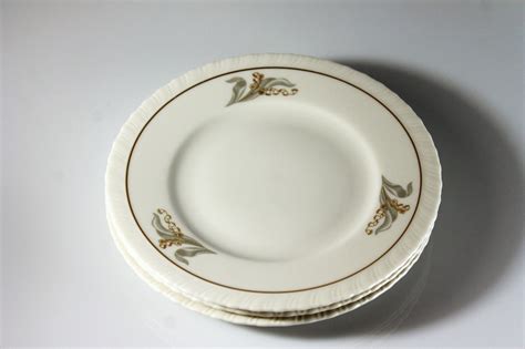 Bread and Butter Plates Hanover Fine China Enchantment Lily - Etsy