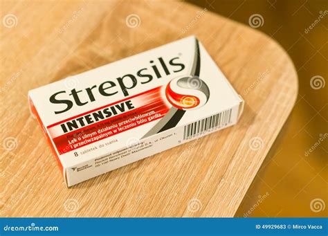 Strepsils Intensive editorial stock photo. Image of troath - 49929683