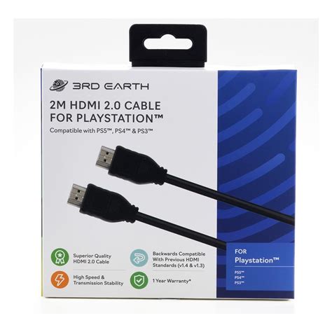 3rd Earth PS5 HDMI 2.0 Cable | BIG W