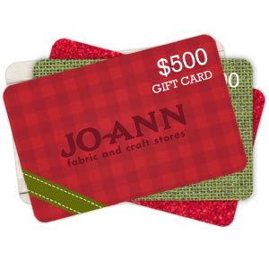 FREE Jo-Ann Gift Cards | December 2015 | VonBeau