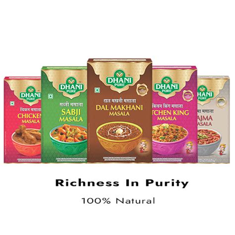 Dhani Pure Spices - No.1 Spices Brand In India