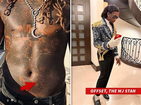 Offset Keeping Michael Jackson Tat Despite Cardi B Claim (H) - News