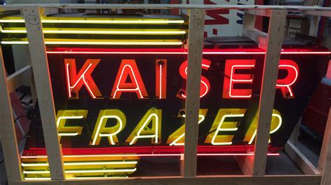 Kaiser Frazer Dealership Neon Sign SSPN 72x42 | J81 | Indy 2016