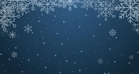 Premium Vector | Winter background abstract snowflake border snowfall ...