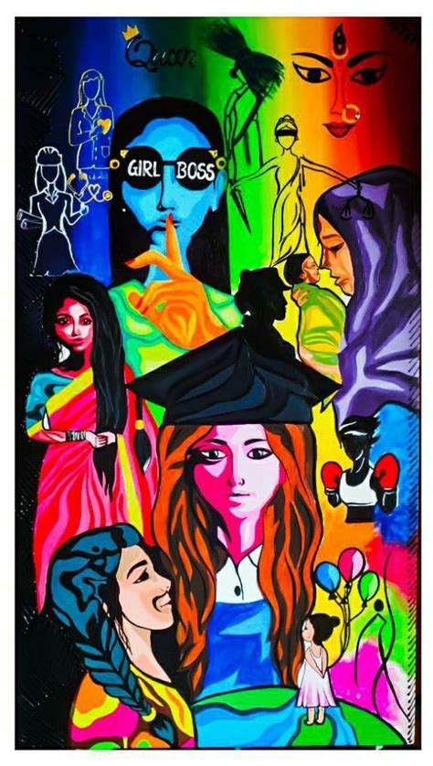 Completeness of Womenhood. | Drawing competition, Poster drawing ...