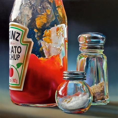 Mato tchup | Hyperrealistic art, Food painting, Realistic paintings