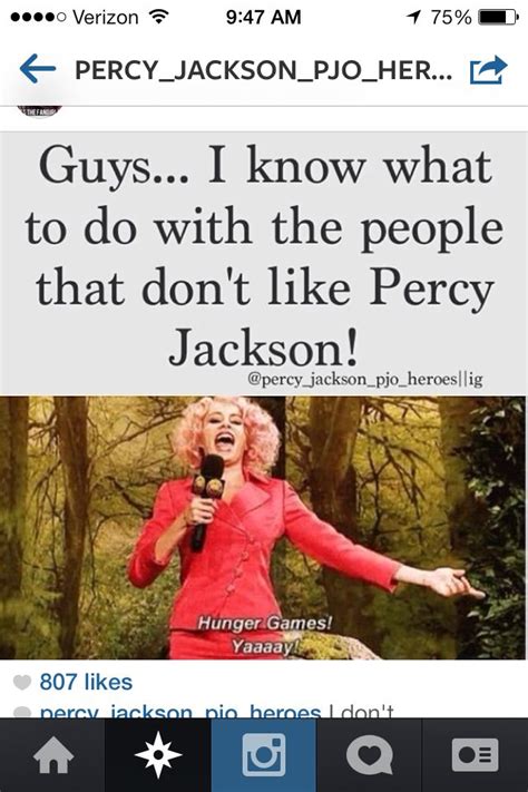 Yes!!! They are probably not in any fandom if they dont like Percy ...