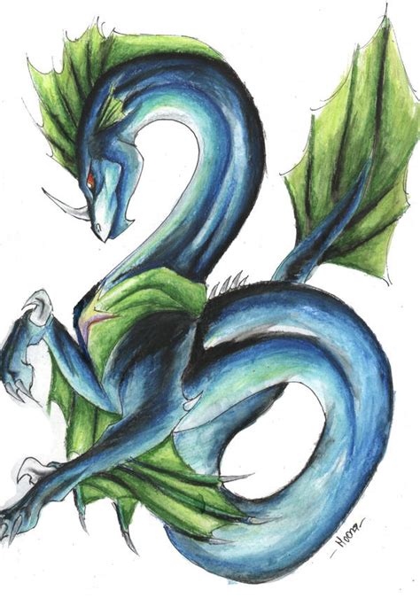 Dragon Adoptable - Watercolor by JMoona on DeviantArt