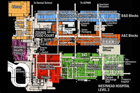 Westmead Hospital Map Block K