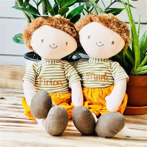 Personalised boys rag doll