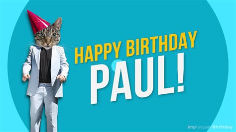 Happy Birthday Paul - It's time to dance! - YouTube