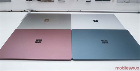 Canadians can now get Microsoft's Surface Laptop in three new colours