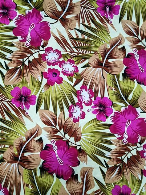 Tropical Fabric 100% Cotton Fabric for CUSTOM ORDER or by the | Etsy