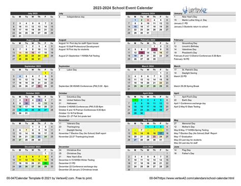 Meigs Local Schools Calendar - Una Oralee