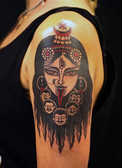 Kali tattoo, Ma tattoo, Hindu tattoos