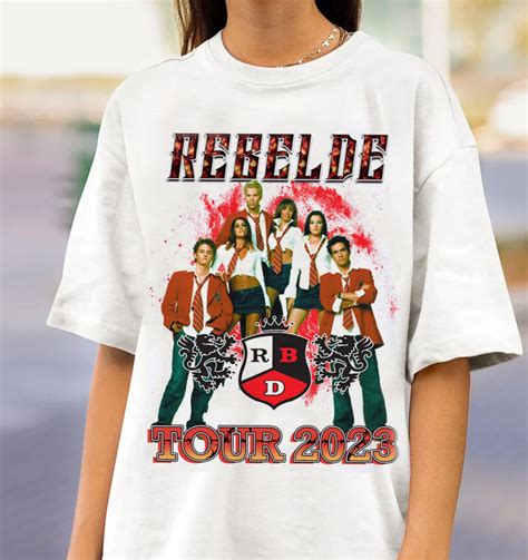 RBD Tour 2023 Vintage Stylet-shirt Rebelde Concert Shirt Soy - Etsy