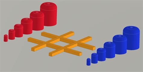 Tic-Tac-Toe 3D Model by Adyleon