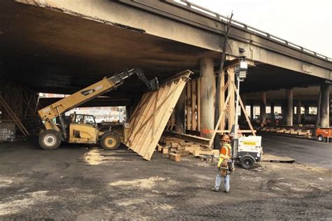 L.A. freeway is fully reopened after fire, just in time for Monday ...