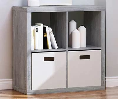 Stratford Reclaimed Gray 4-Cube Storage Organizer | Big Lots