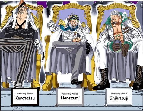 The Future Admirals of the Navy : r/OnePiece