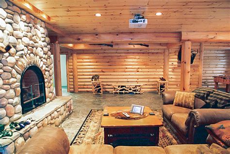 Rustic Man Cave | Build Your Own Log Cabin Man Cave