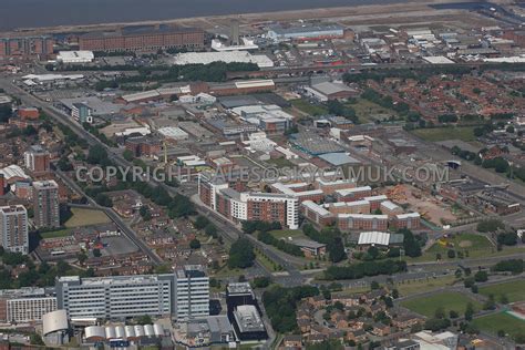 Aerial photography of Liverpool aerial photograph of Vauxhall ...