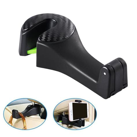 Car Seat Rear Hook with Mobile Phone Holder(2PCS) - Molooco Shop