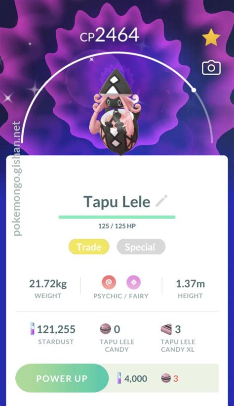 Shiny Tapu Lele - Pokemon Go