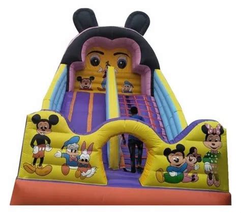 Multicolor SRF Kids Bouncy Castle Slide, 7-10 Yrs, Size/Dimension: 12 X ...