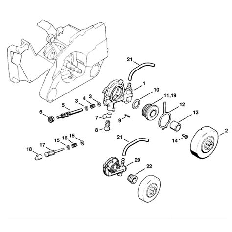 Stihl MS 260 Chainsaw (MS260 FarmBoss) Parts Diagram, Oil Pump