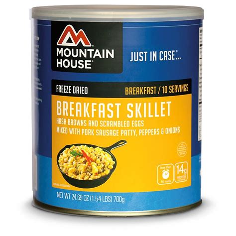 Mountain House Emergency Food Freeze-Dried Breakfast Skillet, 10 ...