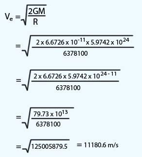 Learn Escape Velocity, Critical Speed, tutorial, example, formula