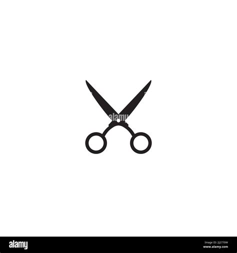 Scissor logo or icon design Stock Vector Image & Art - Alamy