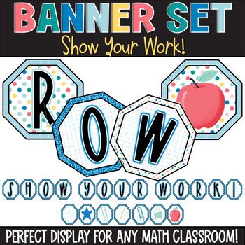 Math Banner | Math Classroom Decor by Generally Geometry | TPT