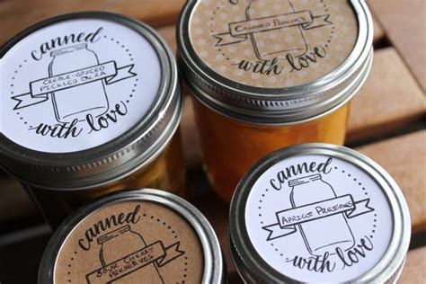 Ladyface Blog: Printable Canning Jar Labels