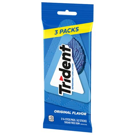 Trident Original (3 packs - 14 pieces each) | Trident US