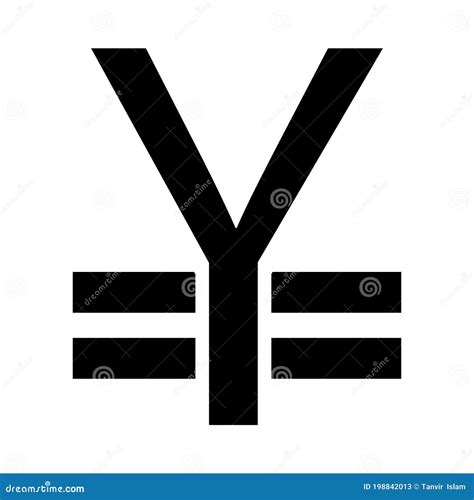 Japanese Yen or Chinese Yuan Currency Symbol Stock Vector ...