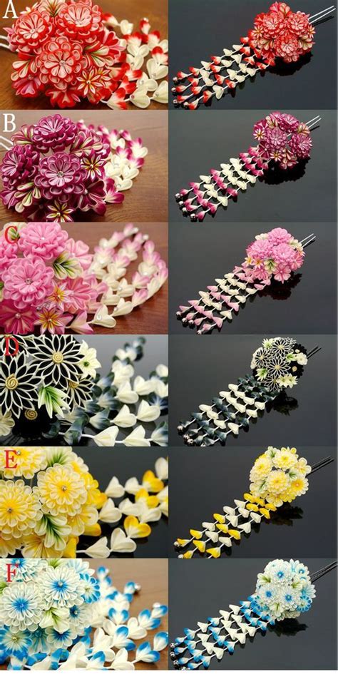 kanzashi flowers https://www.pinterest.com/search/boards/?q=kanzashi ...