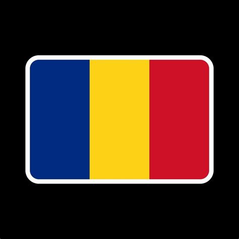 Romania flag, official colors and proportion. Vector illustration ...