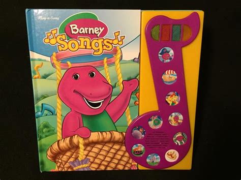 Barney Songs Large Interactive Book! Hardcover | kidsheaveninlisle