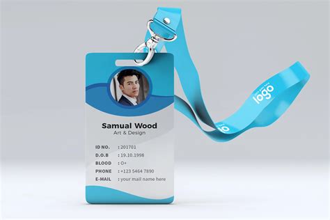 Employee ID Card Design | Creative Stationery Templates ~ Creative Market