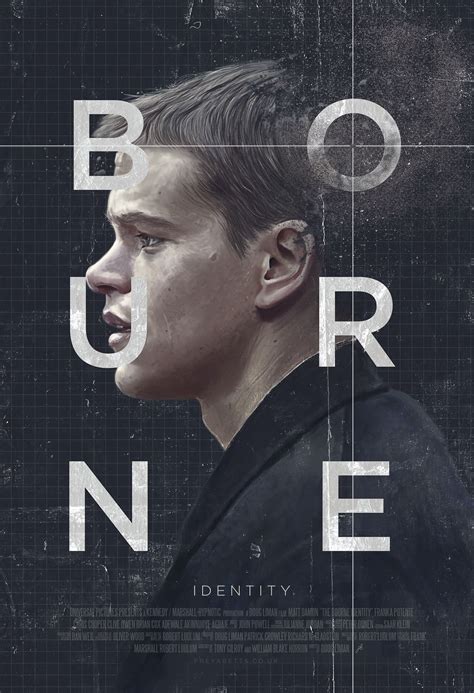 Bourne Identity – PosterSpy | Jason bourne, Jason bourne movie, Best ...