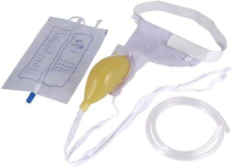 Portable Urinal, External Catheter for Men Male Catheter Men Urine Bag ...