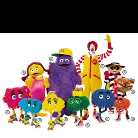 The original McDonalds characters | ronald mcdonald and friends ...