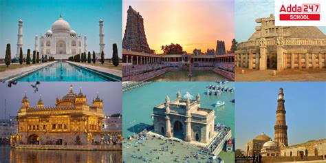 Famous Historical Monuments of India with Names and Pictures